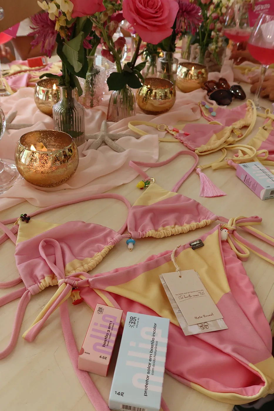 Traje de baño dos piezas de broceo Sol