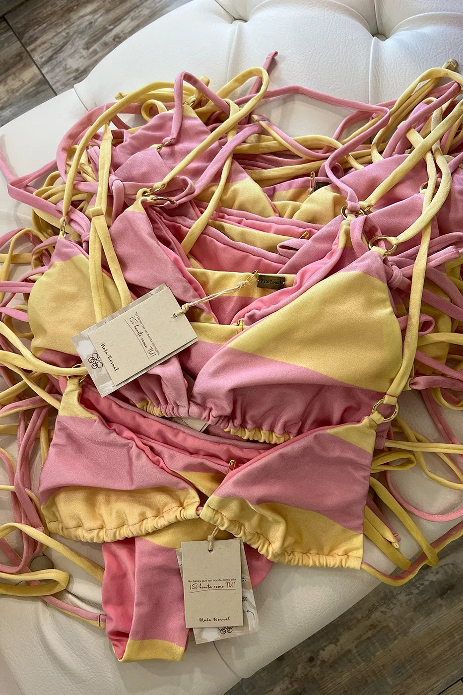 Traje de baño dos piezas de broceo Sol