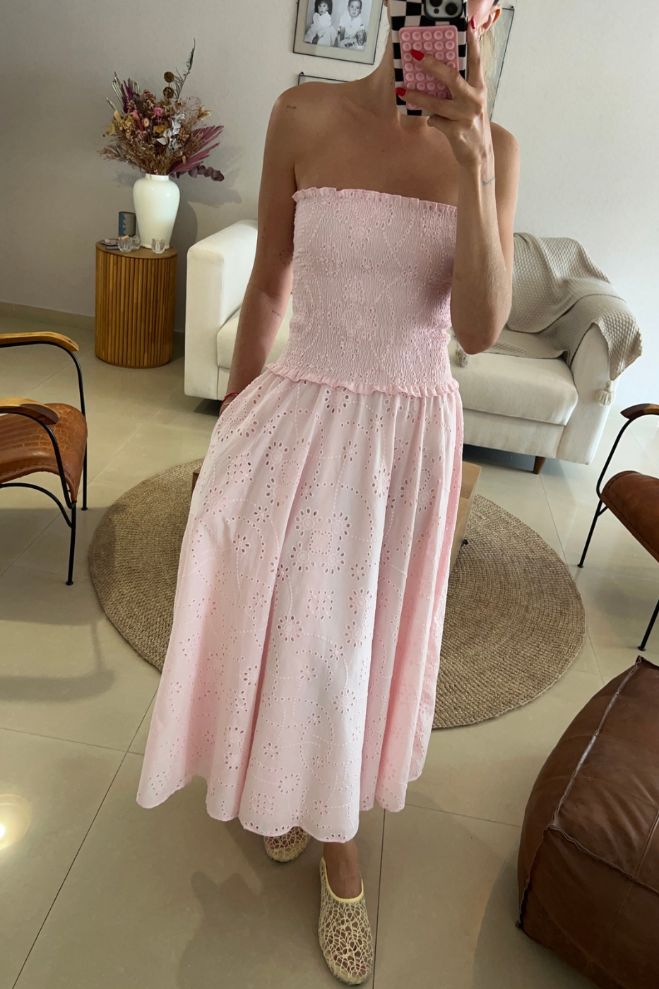 Vestido Ojalillo Princesa
