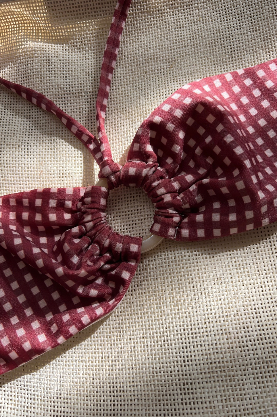 Traje de baño dos piezas Aurora Vino