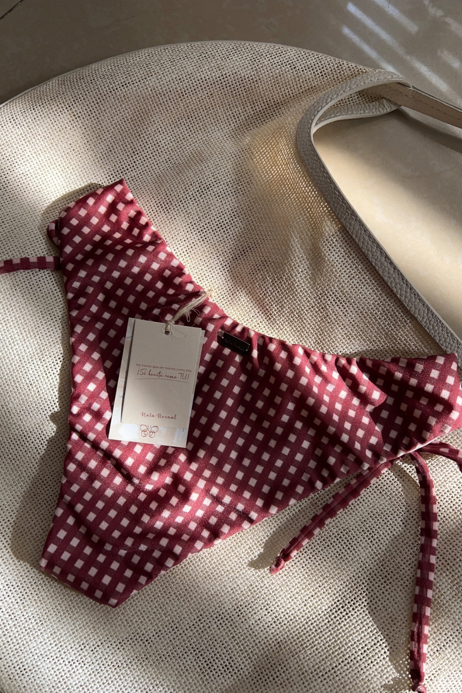 Traje de baño dos piezas Aurora Vino