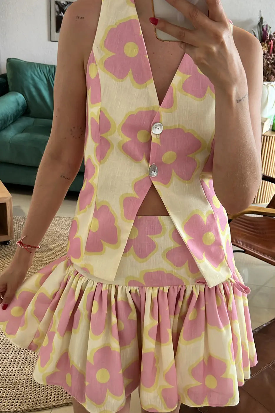 Chaleco Flores Serena